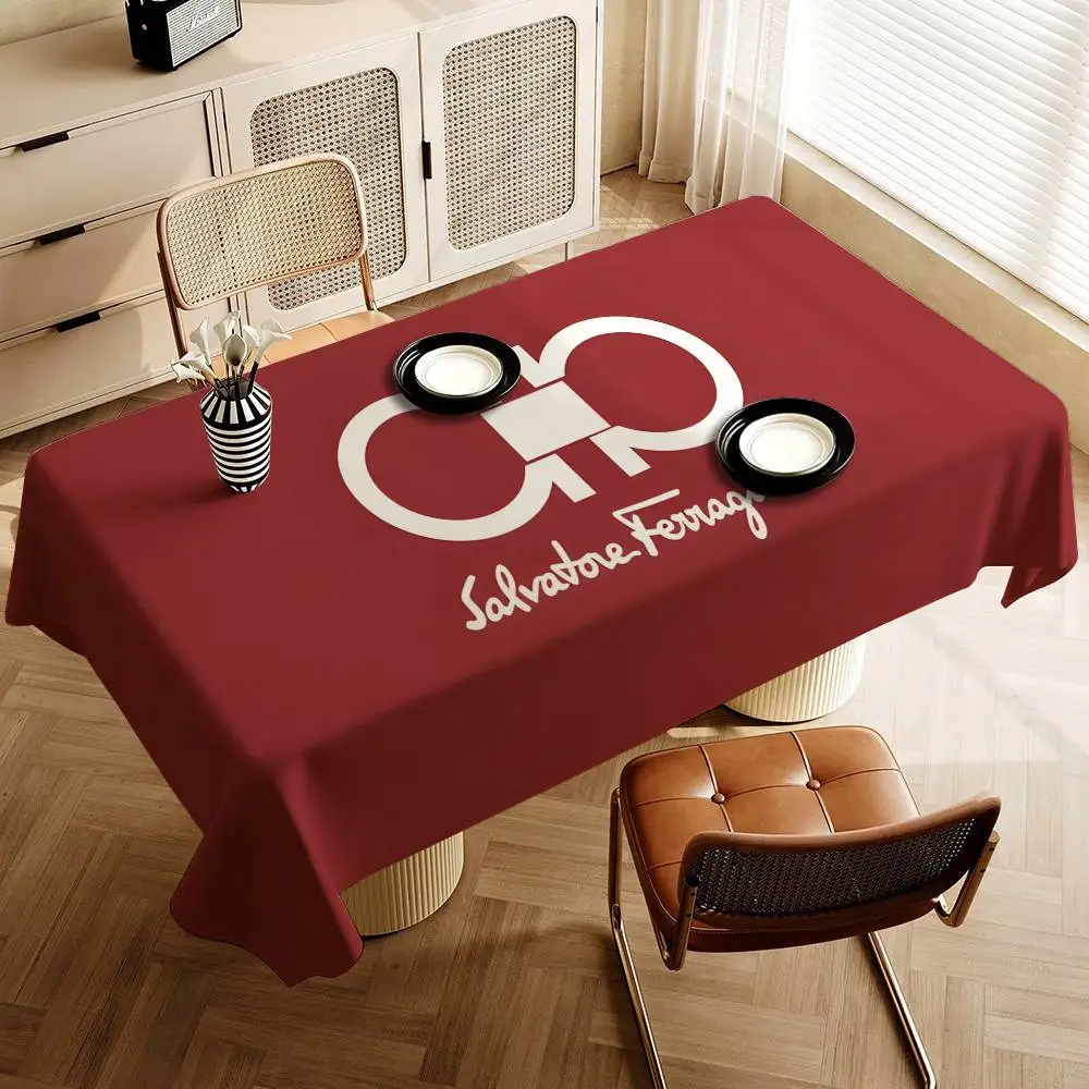 Denim T-TrueS R-ReligionS Table Stain Resistant Decorative Washable Polyester Tablecloths For Dining Table Parties And Wedding