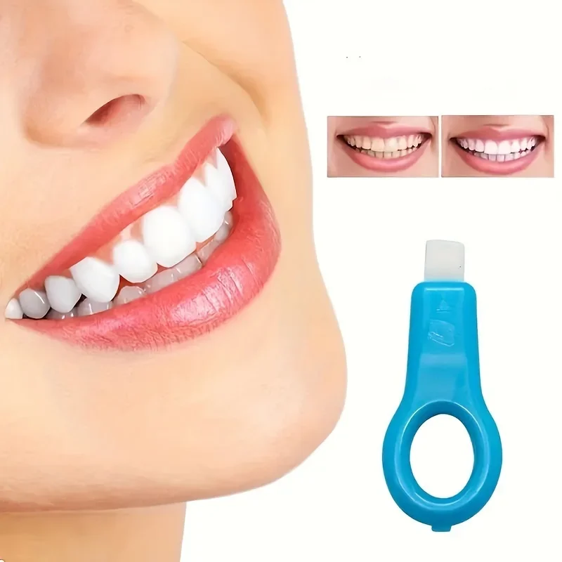 6-piece cleaning kit with manual stain remover - portable toothbrush kit for stubborn tooth stains