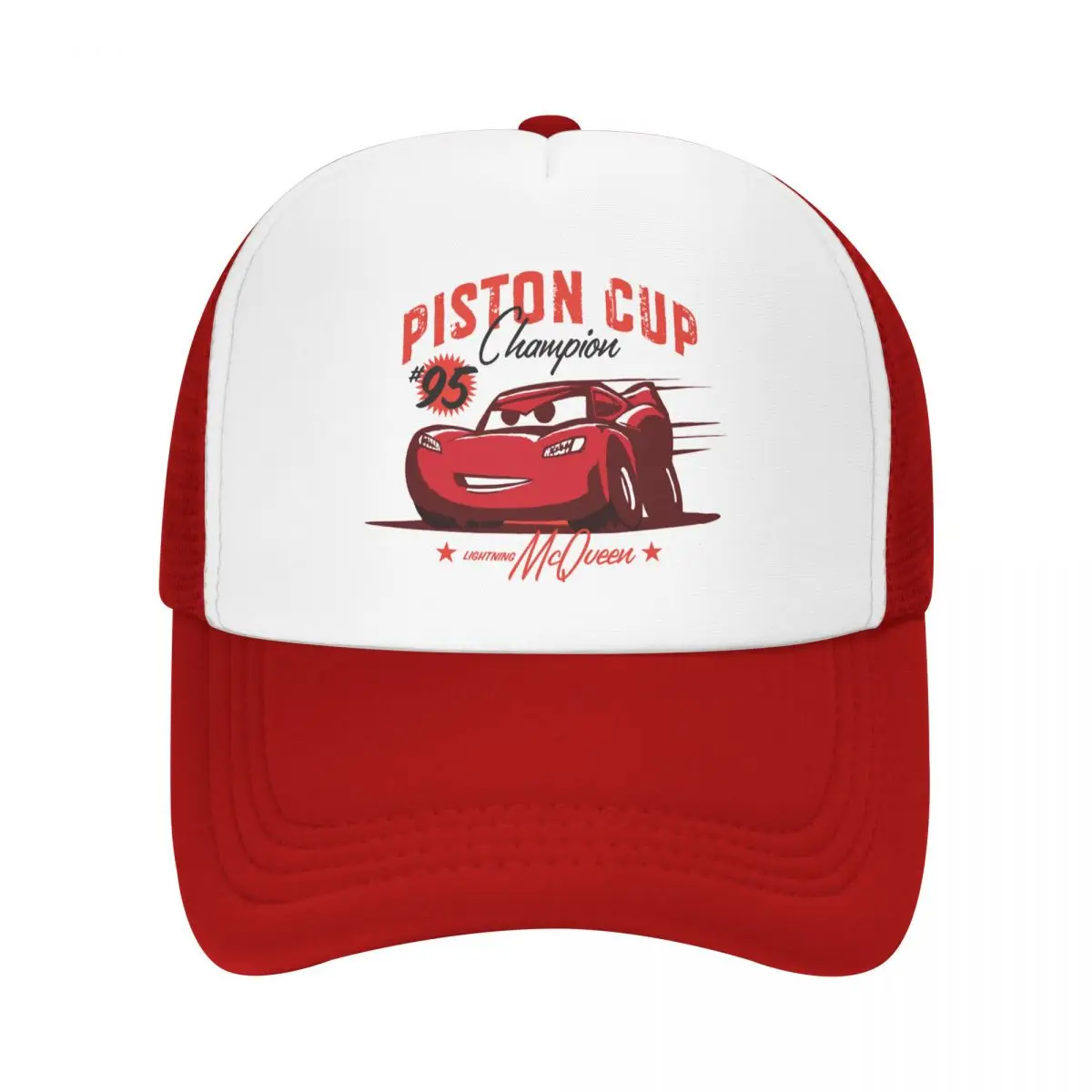 Cars 3 Lightning McQueen 95 Piston Mesh Baseball Caps Adult Sport Trucker Hat Hats Adjustable Racing Cap Summer Trucker Cap