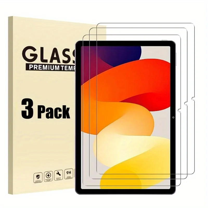 

Защитная пленка из закаленного стекла, 3 шт., для Xiaomi Pad 8, 7, 6, 5, 2 Pro K, 11.2, 11 дюймов, Redmi Pad SE 4G, 8.7, 5G, 8.8