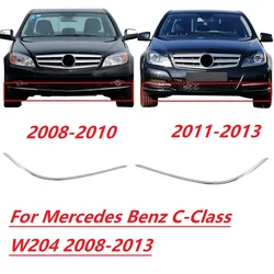 Front bumper chrome decorative strip For Mercedes Benz C-Class W204 2008-2013