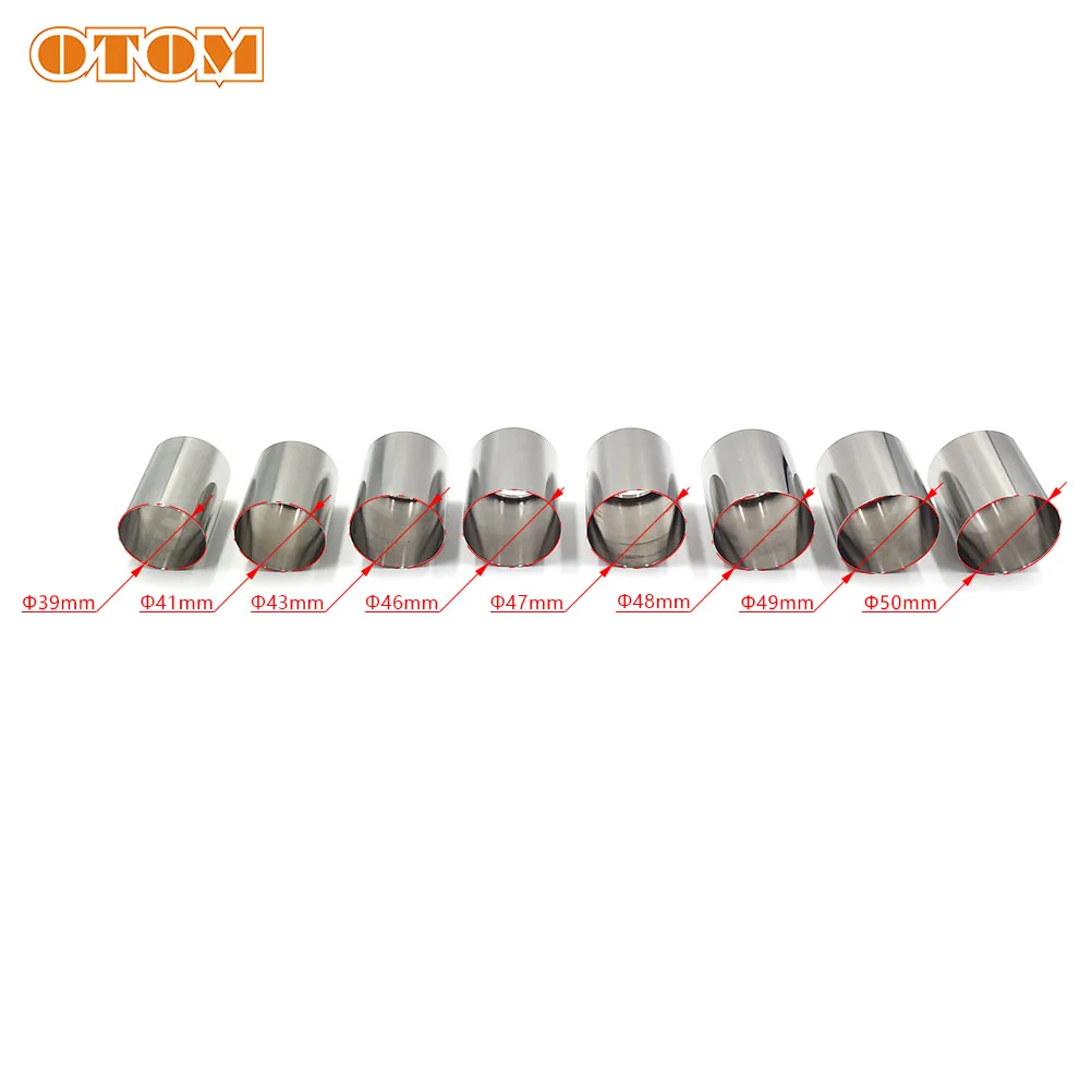 OTOM Universal Motorcycle Fork Seal Insert Guide Oil Seals Install Tool Steel Drill Sleeve Brushing Precision Bearing Jig Bushes