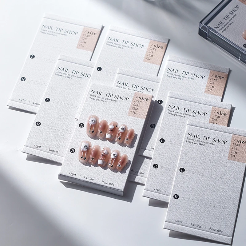 Transparent Nail Dustproof Storage Box Anti Oxidation Packing Boxes Nail Container Box Portable Plastic Manicure Display Holder