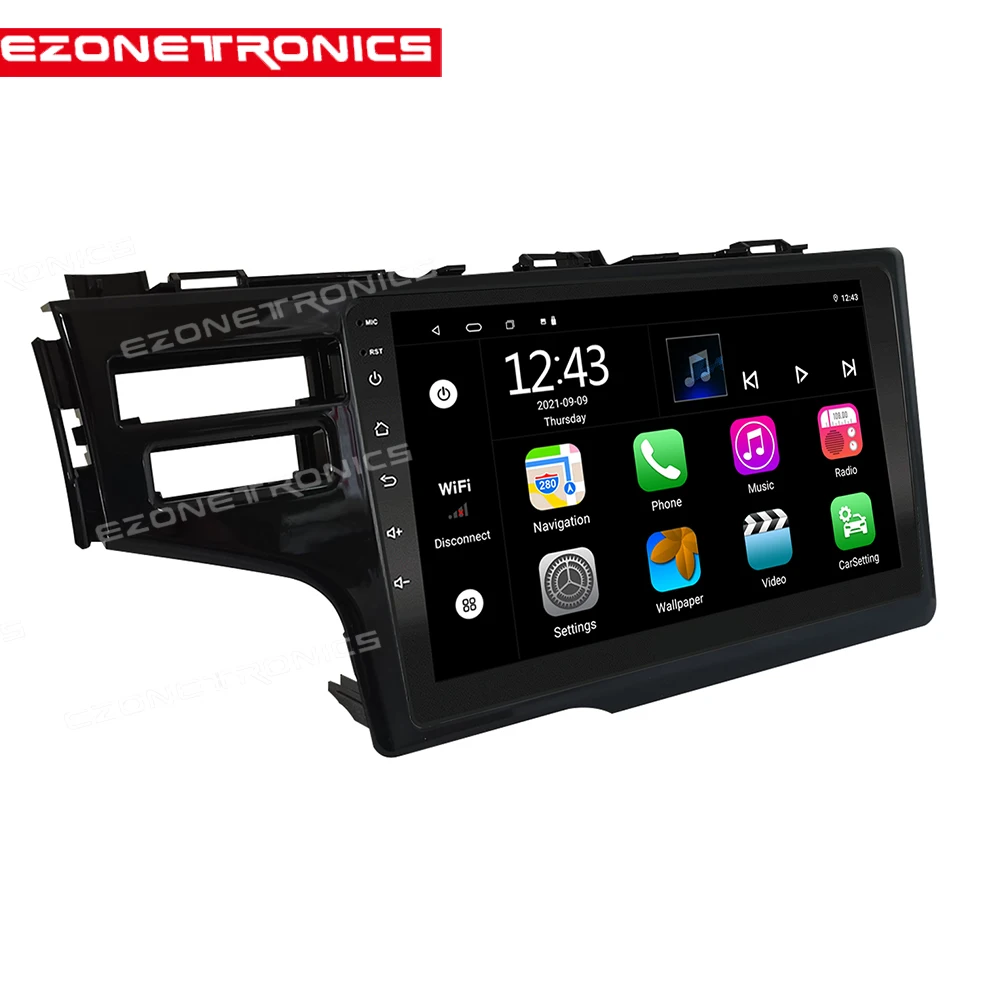 Android 11 Android Car Stereo 9 inch For Honda Fit 2015-2018 Capacitive Touch Screen GPS Navigation Bluetooth USB Player Flash