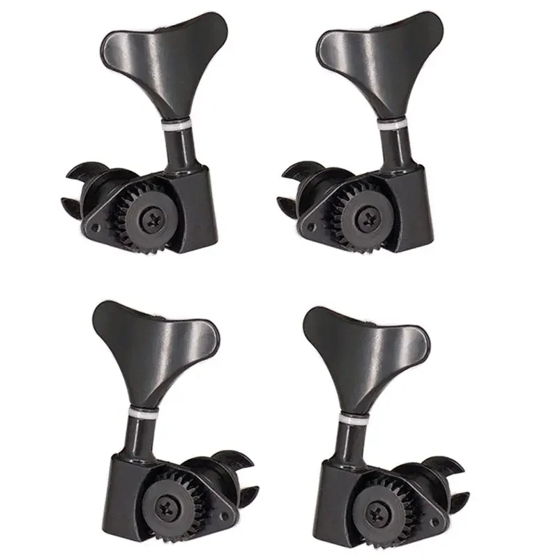 4Piece Sealed Bass Tuners Machine Head Tuning Key Pegs Set 2L 2R Right Left Hand For Guitar Bass Replacement Parts-A00E