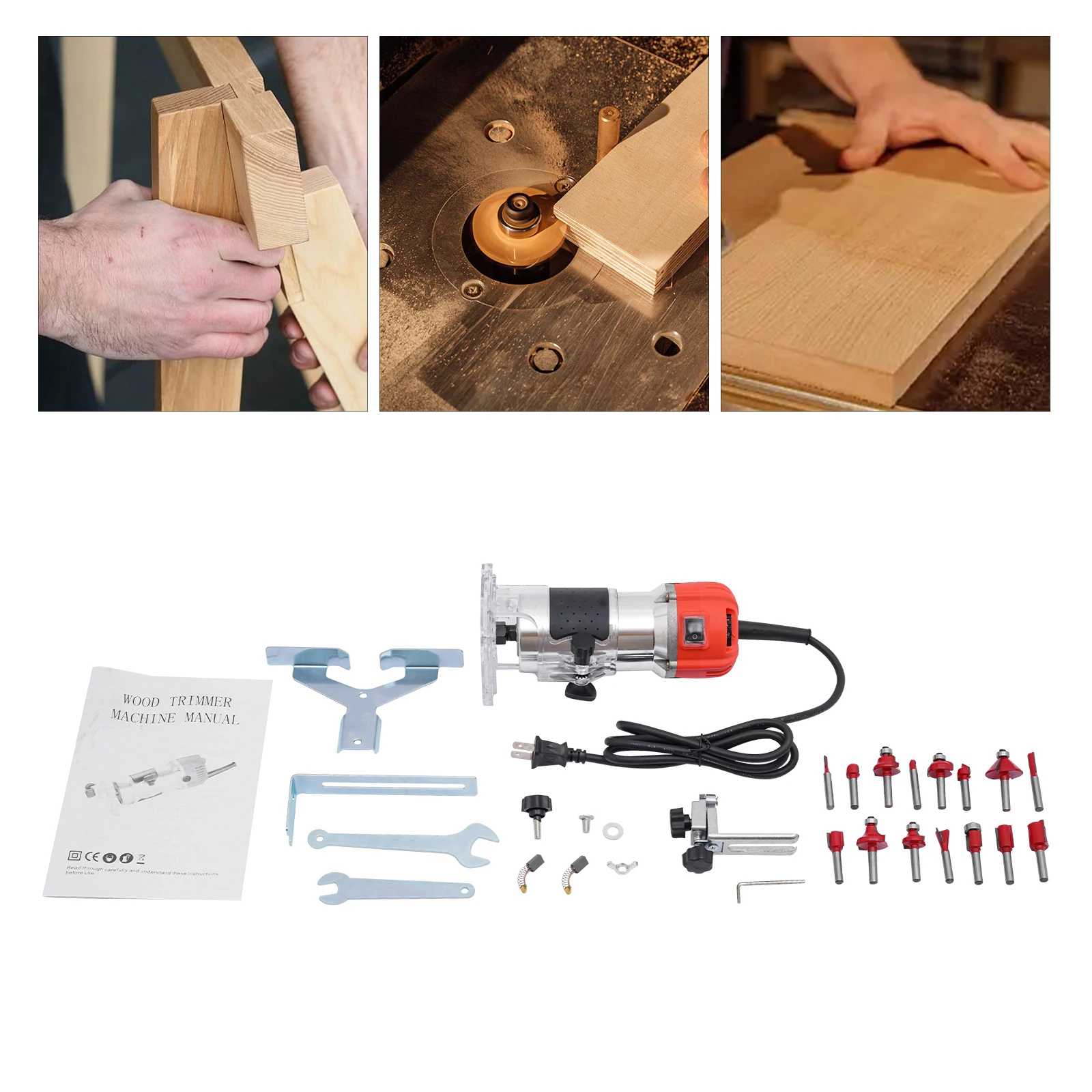 Snelheidsregulerende Plastic Trimmen Machine Hout Trimmer