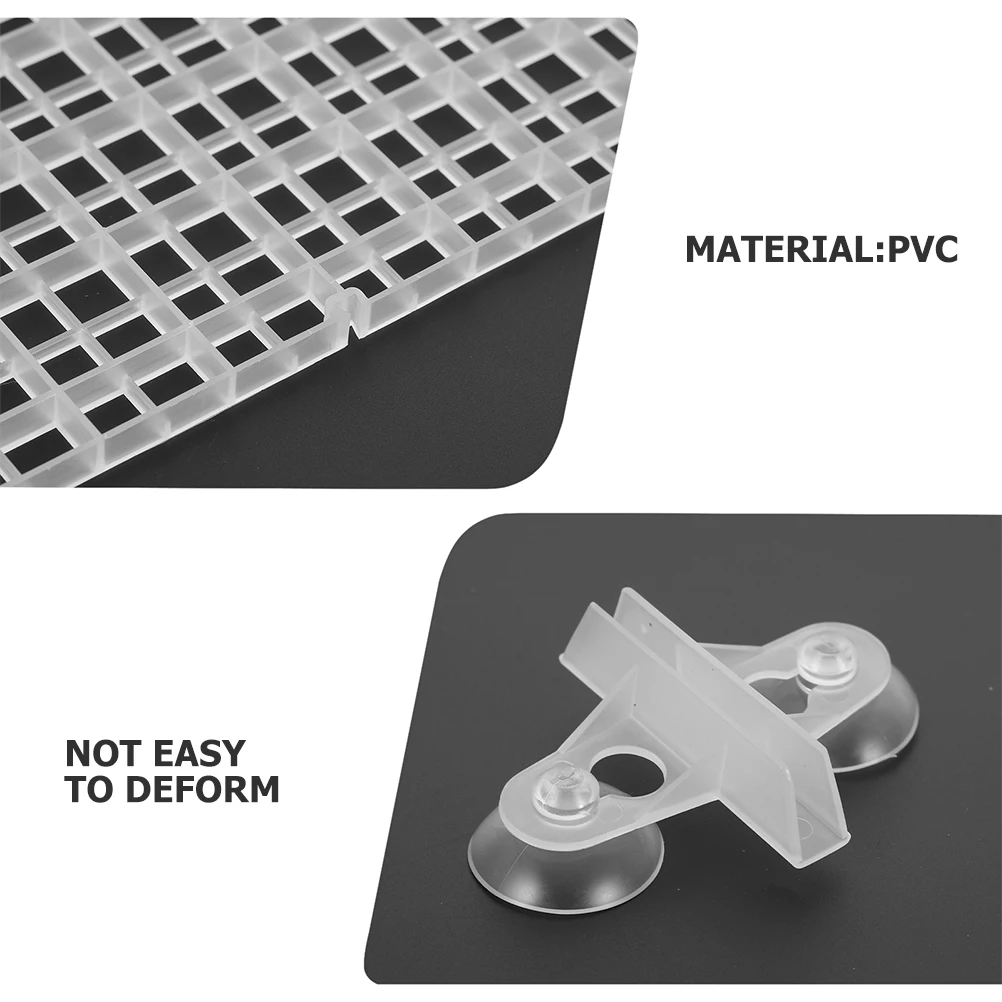 

1 Set Plate Separator Durable Plastic For Betta Dividers Isolation Board Protector Large Fish Tank Plastic Grid Tank Grid