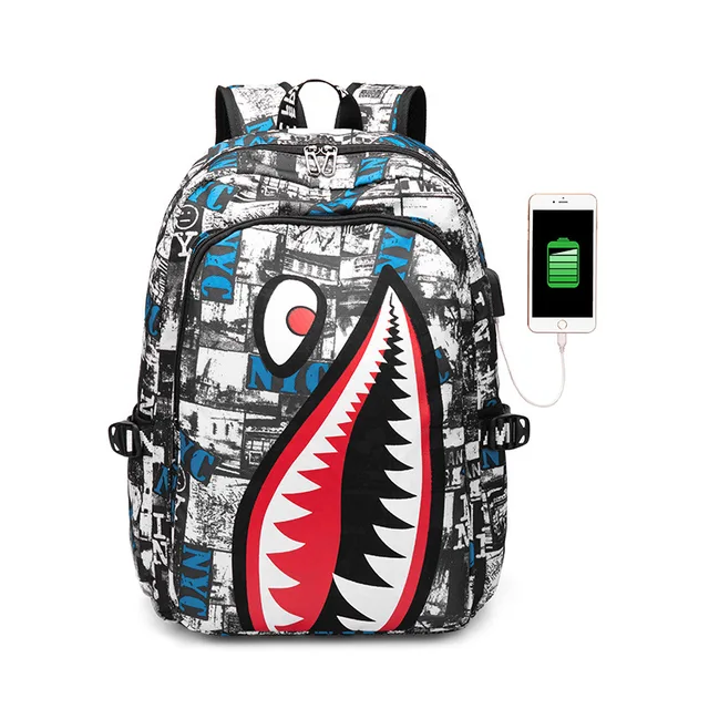 Backpack Elementary Bookbag Travel Rucksack Cartoon Shark Print Primary School Student Satchel Backpack Mochila Infantil 3 Backpack Elementary Bookbag Travel Rucksack Cartoon Shark Print Primary School Student Satchel Backpack Mochila Infantil 3