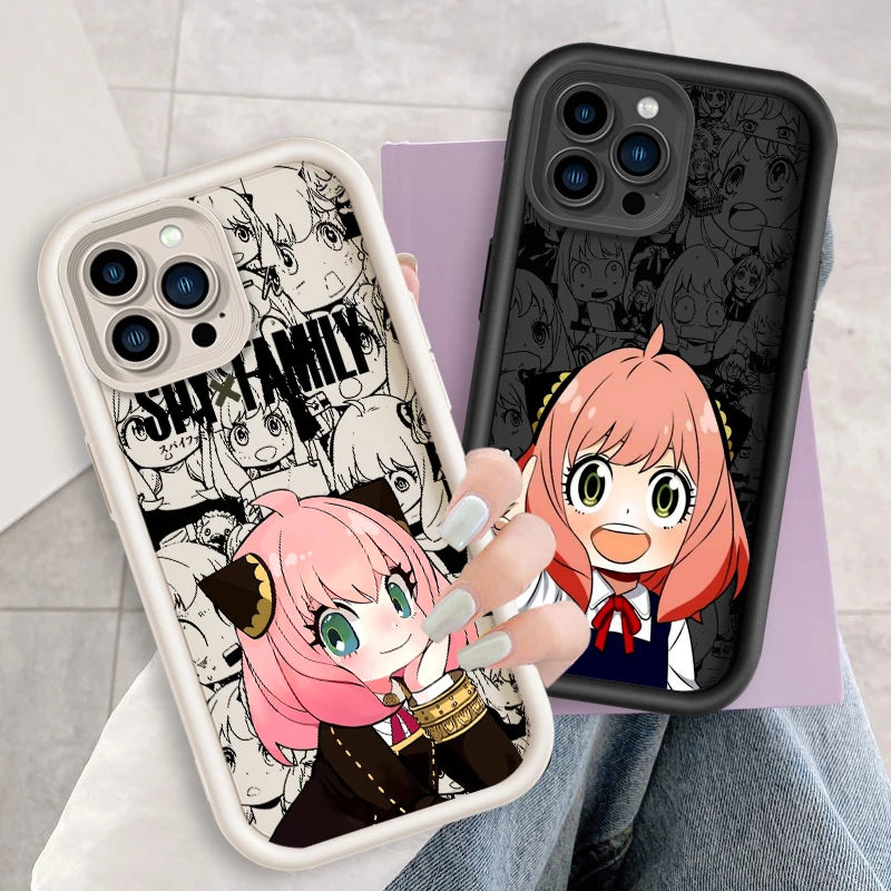 SPY X FAMILY Art Anime Eye Ladder For Apple iPhone 16 15 14 13 12 11 Pro Max Plus Phone Case Back Phone Case