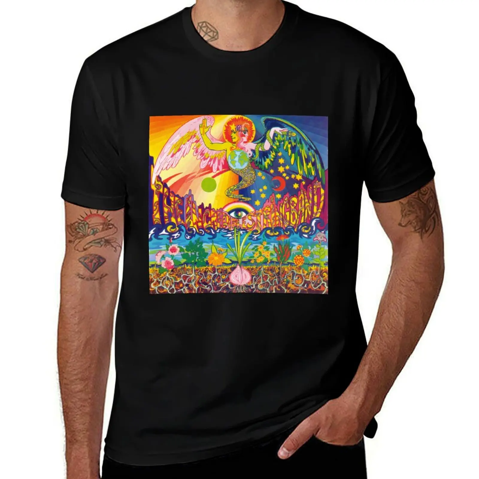The Incredible String Band Album 5000 Spirits T-Shirt Streetwear Print Tee Shirt T-Shirt