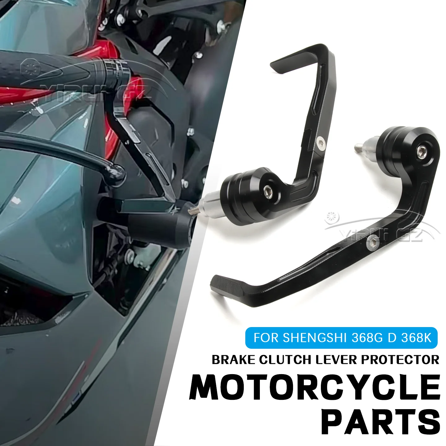 

For SHENGSHI 368G 368D 368K Brake Lever Guard CNC Aluminium G 368 D 368K 7/8"Handlebar Protectors Universal handlebar protection