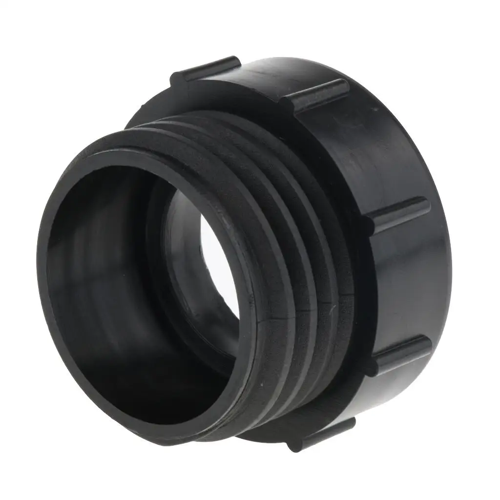 IBC Hose Pipe Adapter 58mm Plastic Tank Connector Fitting Valve Adapter for Chemical Drum and Water Storage