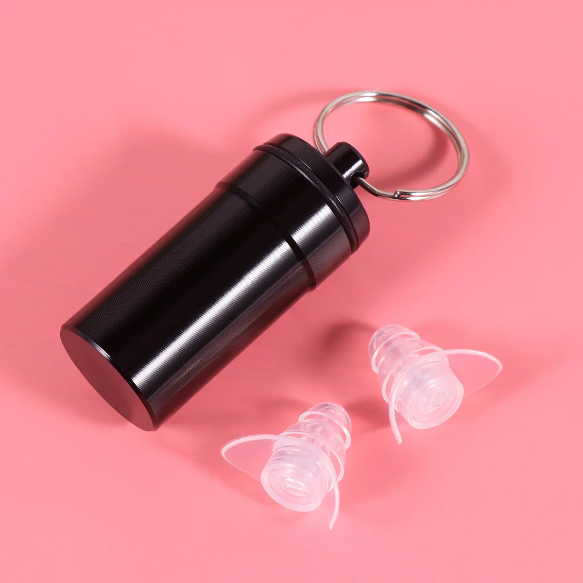 1Pair Silicone Filter Earplugs Music Earbud Noise Reduction Hearing Protection for Drummers Hunters Party Reusable