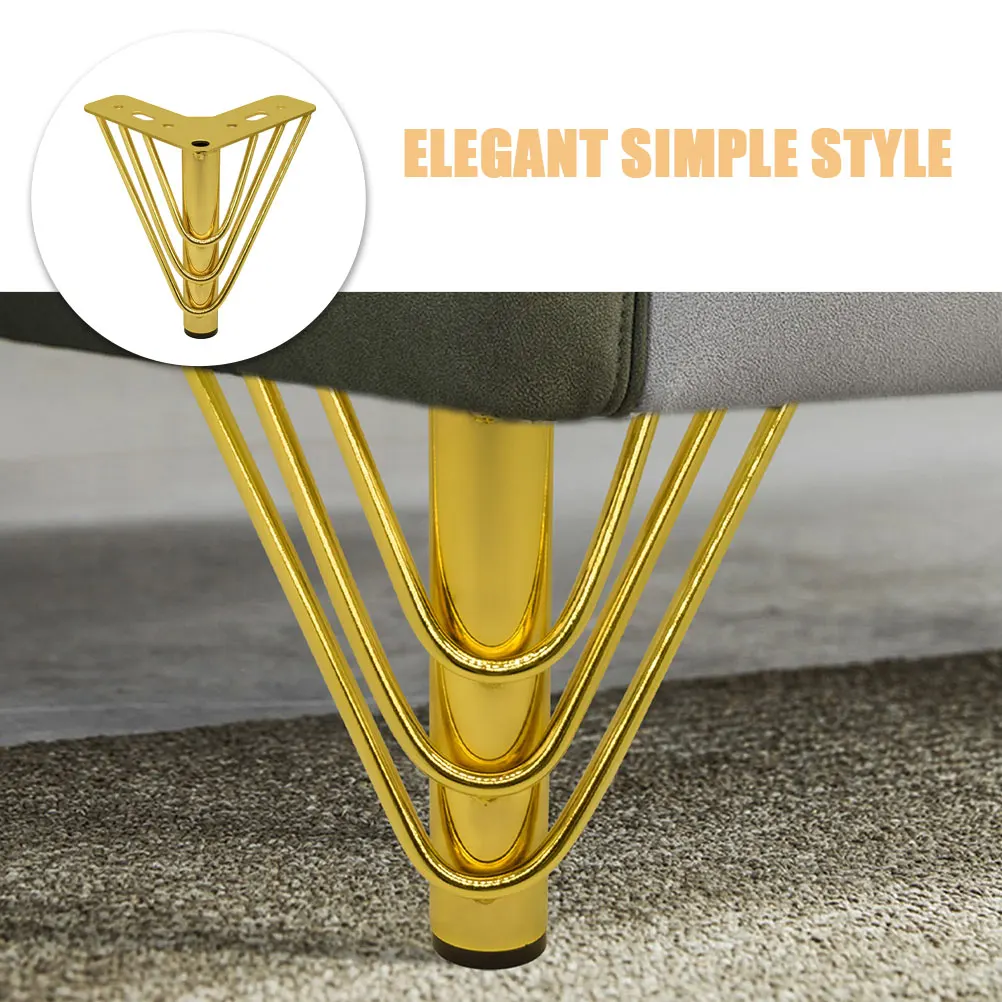 

Furniture Metal Legs Replacement Cabinet Sofa Support Strong Durable for Coffee Table Couch Stool Chair Metal Table Legs