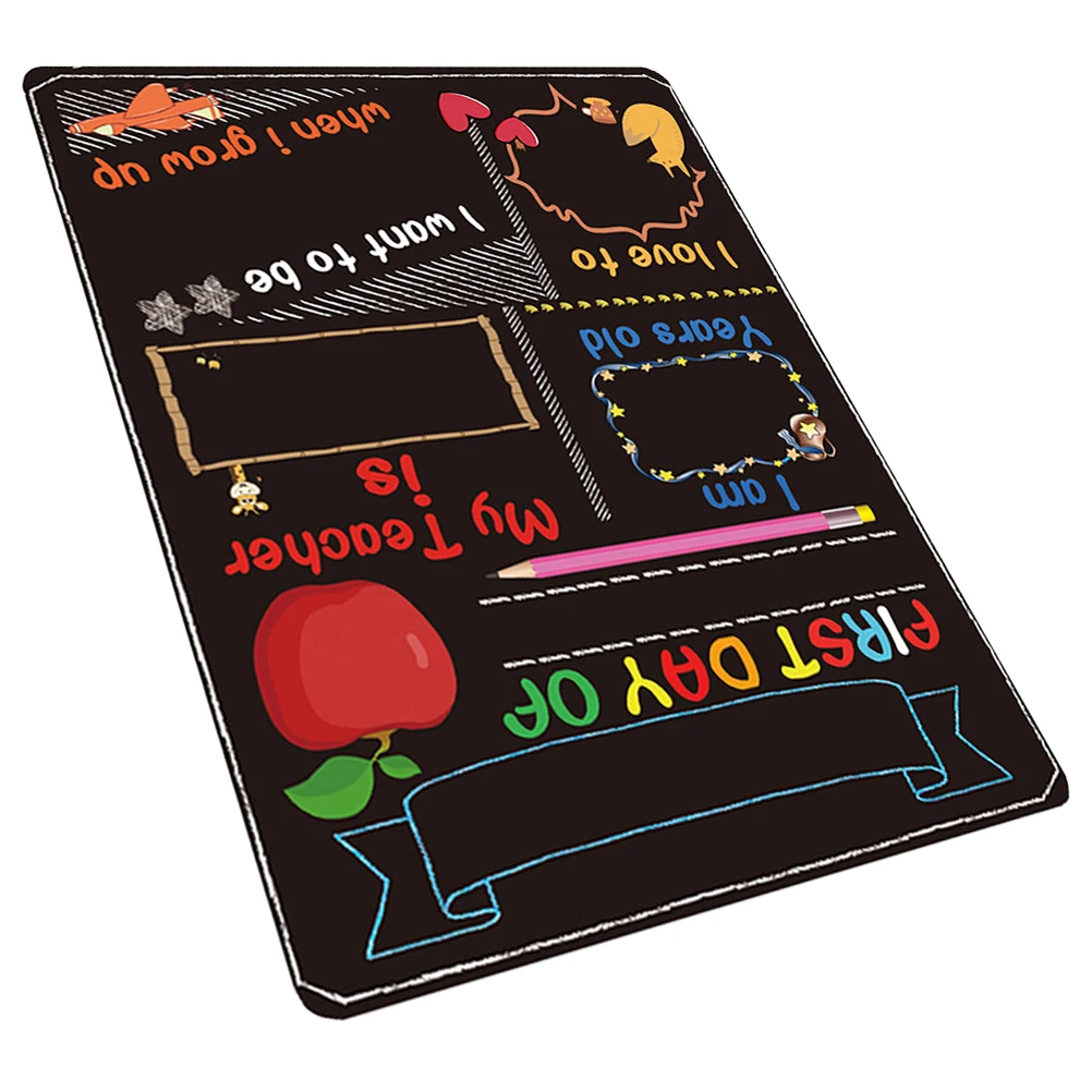 

Double Sided Blackboard Small Chalkboards Practical Message Board Office Home Decoration Bamboo Student Education Tool