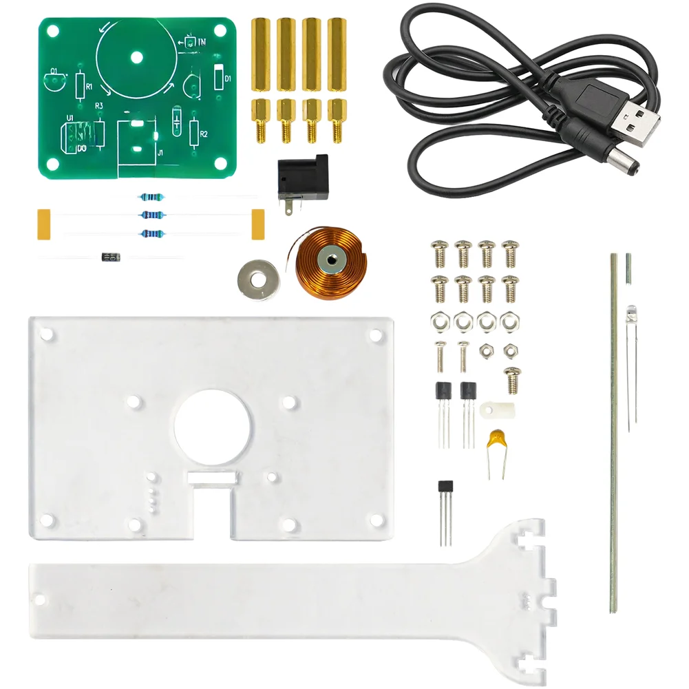 For Physics Experiments Electromagnetic Swing Oscillator Module Colorful Flashing Led Circuit Demonstration Sensor