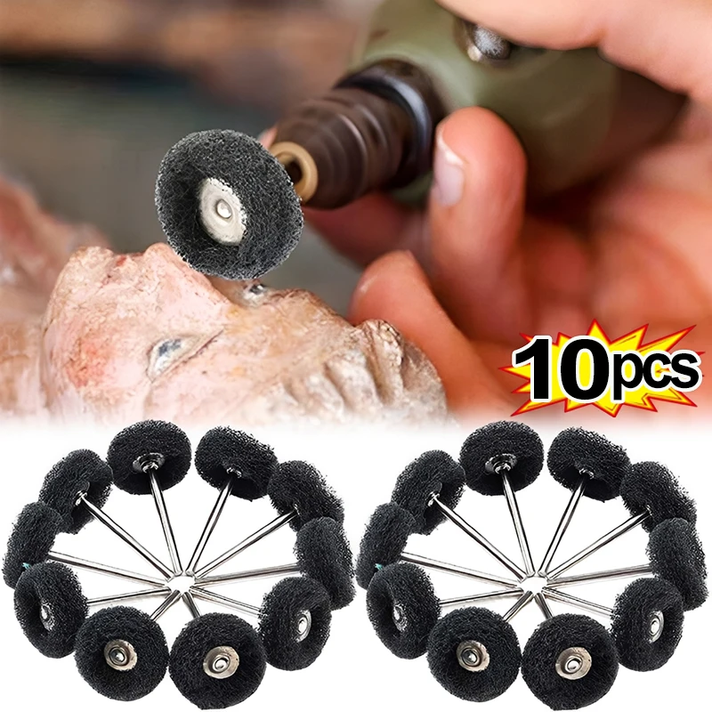 

Прочные нейлоновые насадки для полировки щеток для вращающегося инструмента, полировки и очистки металла, дерева, пластика, разноцветные аксессуары для шлифовальных кругов