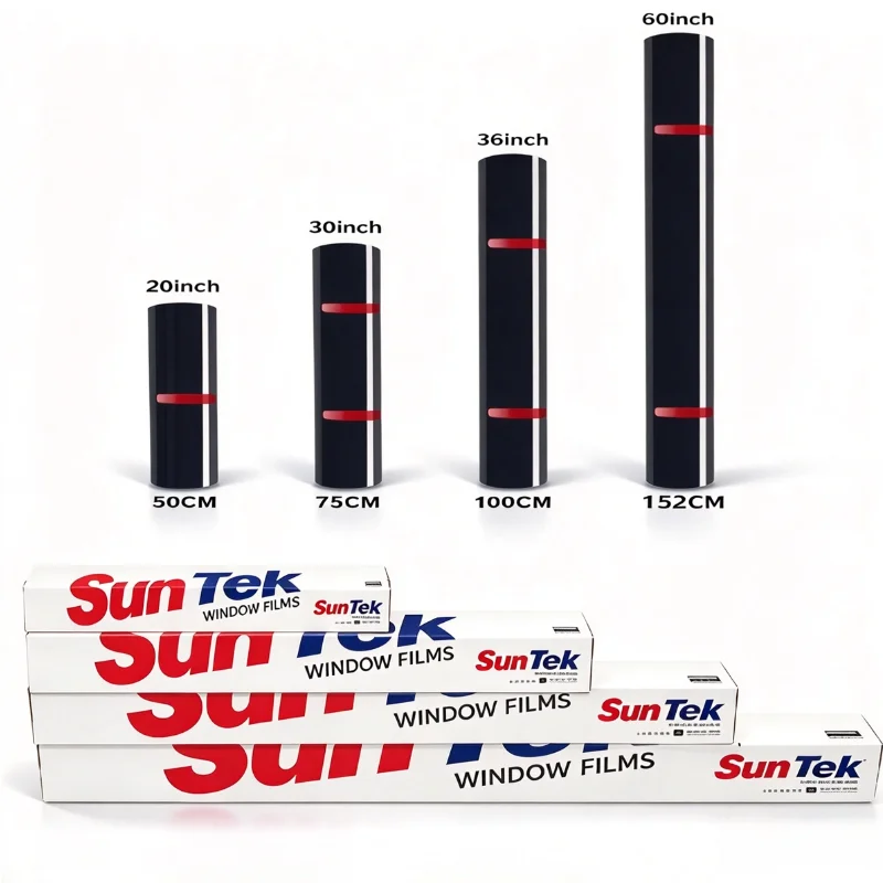 Suntek Nano Ceramic Window Tint Film UV99% IRR99% Heat-Insulating Film PET High Heat Rejectio 20inch 30inch 36inch Auto Home