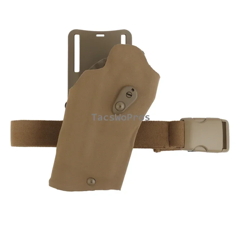 Funda de pistola táctica para linterna X300 Compatible con P320, mano derecha, caza, tiro, fundas para piernas con correa para el muslo