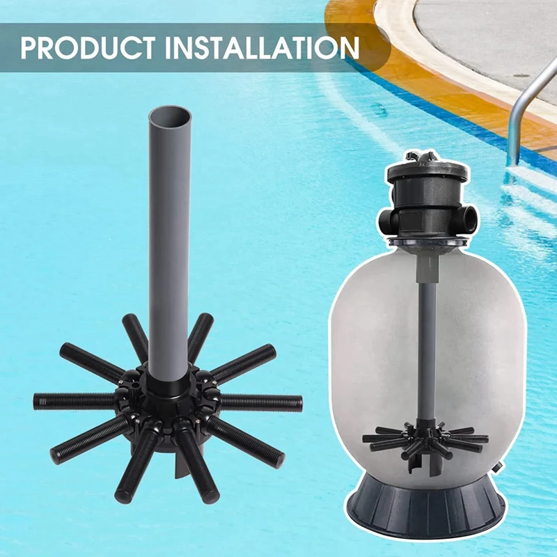 SX180DA Pool Filter Parts Lateral Assembly With Center Pipe For Hayward Pro Sand Filter Series S180T S210T