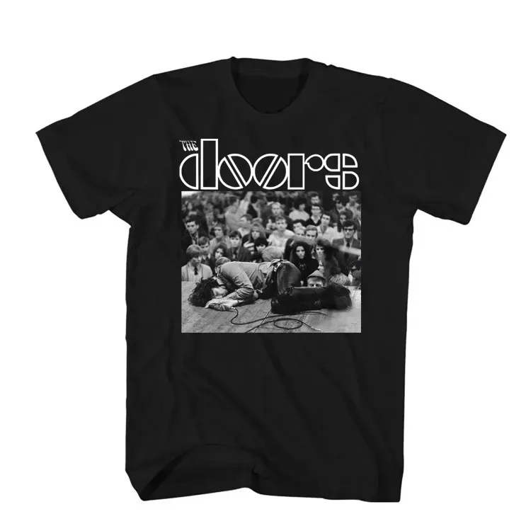 Summer Jim Morrison The Doors Retro Classic Short-Sleeved T-shirt Suitable for Both Men and Women