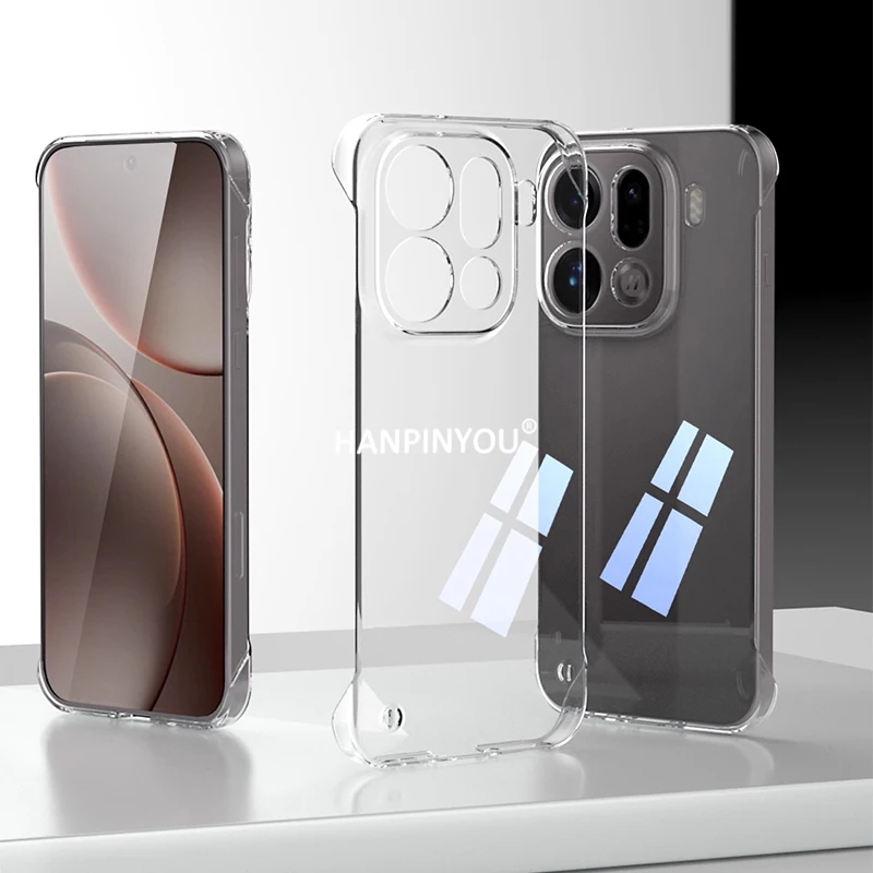 حافظة رفيعة للغاية وشفافة بدون إطار لهاتف OPPO Find X9 X8 X6 Pro X7 Ultra X8s Plus حافظة صلبة شفافة مضادة للصدمات #6