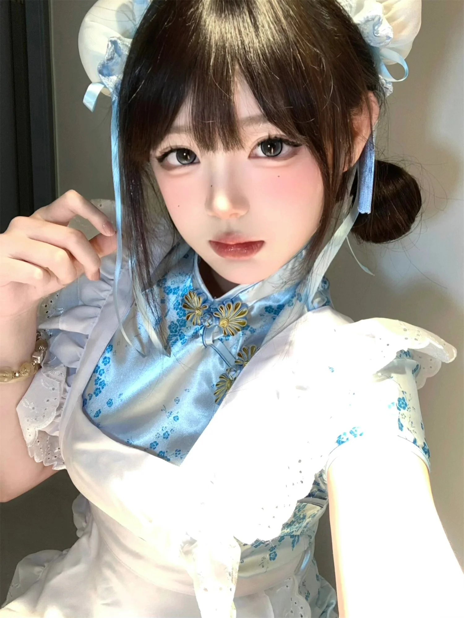 ชุดคอสเพลย์ Dr loween Cisas สไตล์สาวน้อยน่ารักแบบสาวใช้ หรือ สไตล์สาวน้อยน่ารักแบบสวมใส่ได้ทุกวัน ทำจากวัสดุอื่นๆ