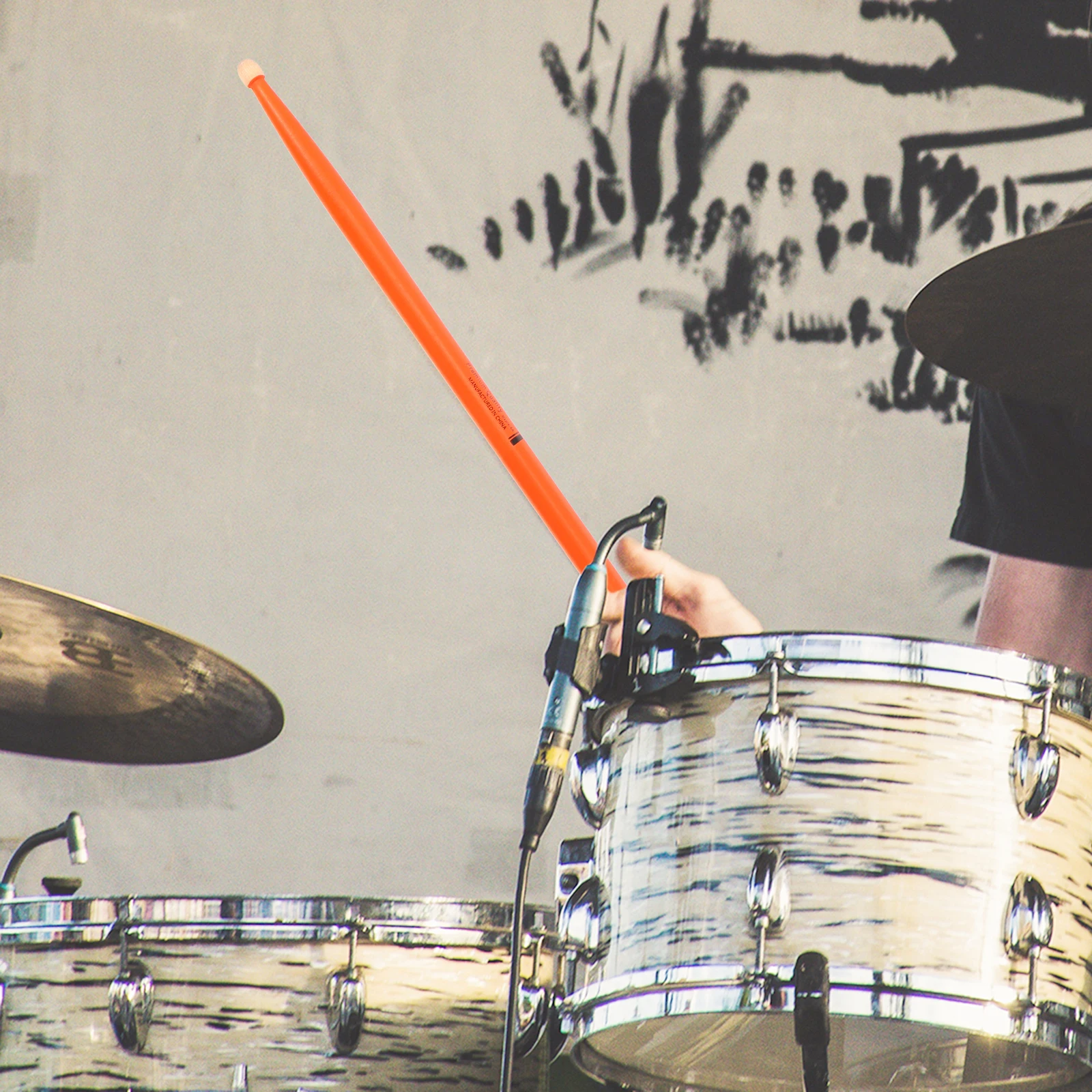 Baquetas de tambor de madera de arce, herramienta de práctica ligera antideslizante para principiantes, instrumentos de percusión, 2 pares