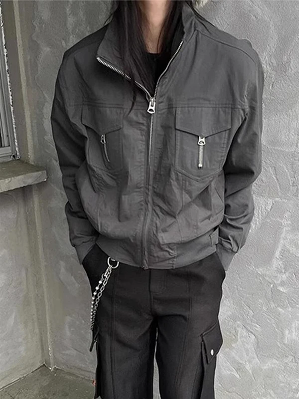 

Detroit ort Sle Men's Baseball Jaet Spring Cleanfit American Retro Workwear Jaet Loose Fit Non-iron Procing Polyes...