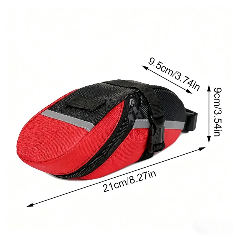 3 بوصة دراجة هوائية جبلية السرج الذيل حقيبة مقاومة للماء أداة الملحقات المقعد الخلفي وسادة حقيبة الدراجات والعتاد دراجة الهاتف الحقيبة #6