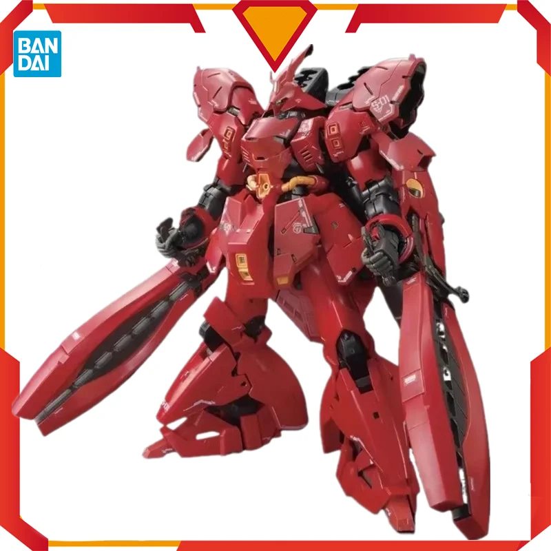 Bandai Original Gundam Model Kit Anime Figure RG 1/144 MSN-04FF SAZABI Action Figures Toys Collectible Gifts for Children