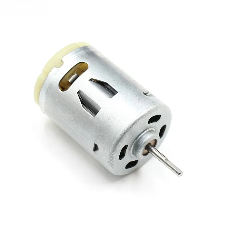 Internal plug-in DC12V24000 rpm micro DC carbon brush 375 motor car wiper cleaning pump D-axis motor