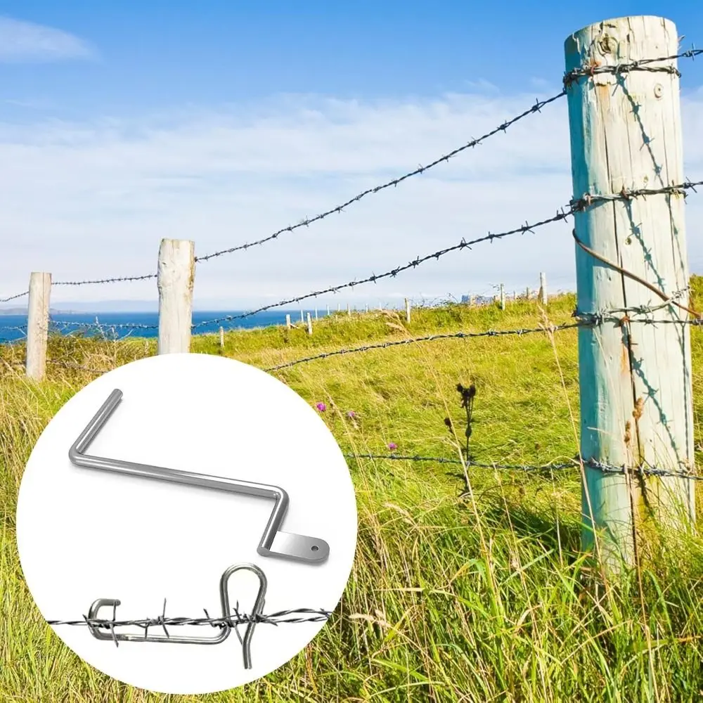 

New Stainless Steel Wire Tightener Silver Heavy Duty Tighteners Handle Wire Tensioner Tool
