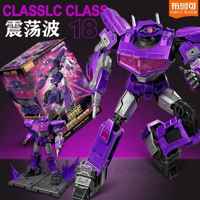 Originele Blokees Getransformeerd Speelgoed Shockwave Soundwave Ironhide Anime Figuur Actie Montage Bouwstenen Model Speelgoed