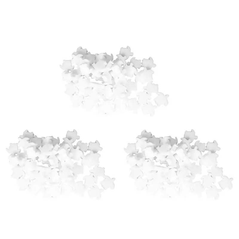 A98E-150Pcs White Floating Spa Sponge Turtle Oil Absorbing Hot Tub Skimmer Scum Absorber Cleaners For Swimming Pool