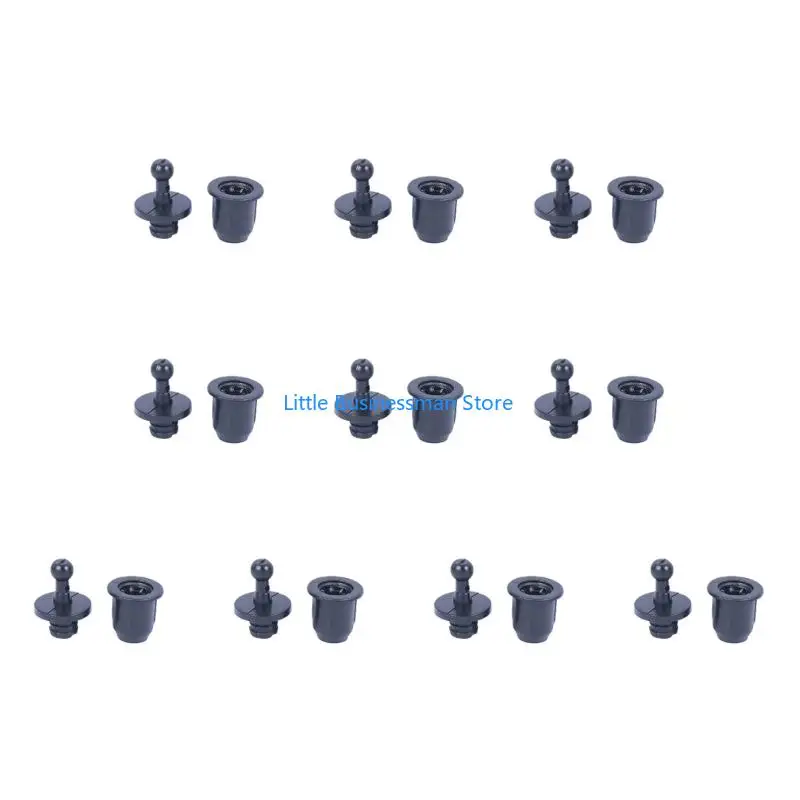 Satz mit 10 Befestigungselementen für Lautsprechergitter, Antivibrations-Clip, passend für Lautsprechergitter-Clip M76A – Detail 8