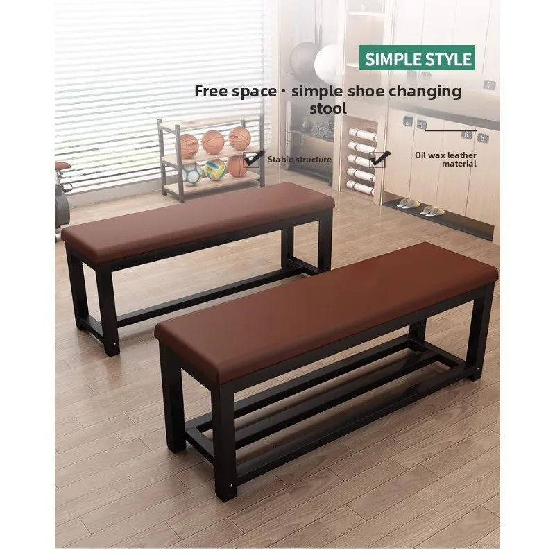 

Shoe changing stool Long strip stool Soft bag Bedside Sofa Bathroom sitting area Bench Gym changing room Bench