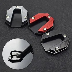 Lega di alluminio moto Bike Kickstand Extender piede supporto laterale estensione pedana piastra di supporto accessori moto