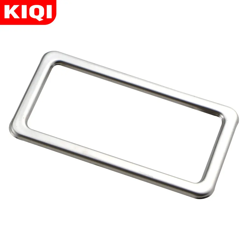 Stainless Steel Car Trunk Switch Button Frame Decoration Sticker Trim for Volkswagen VW T-ROC T ROC 2018-2023 Accessories