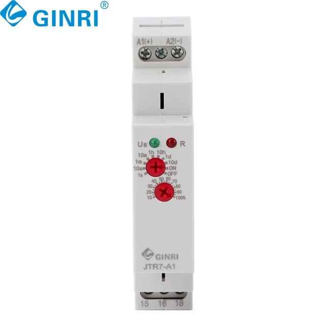 3PCS Electronic Time Protection AC220v16A DIN Rail Mounting Timer On-Delay Time Relay