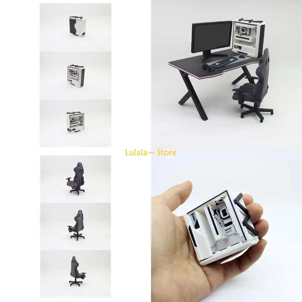 

Y4QA Space Saving Mini Office Computer Model Highlighting Contemporary Black Colors