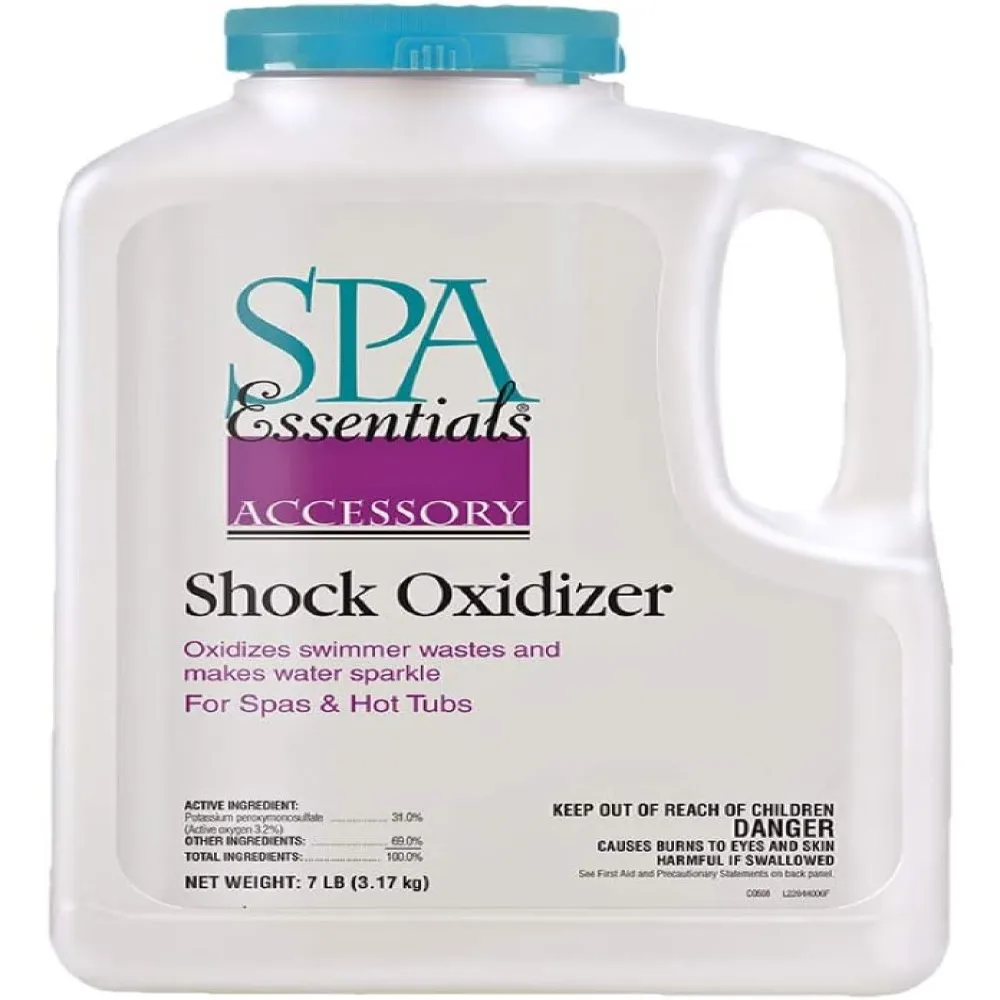 

Spa Essentials 22844000 Hot Tub Shock and Oxidizer Sanitizer & Cleaner, 7 Pounds