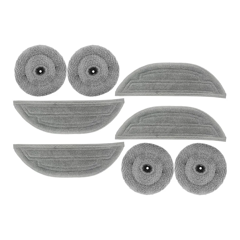 مجموعة مناديل من الألياف الدقيقة لقطع غيار الأجهزة لنظام التطهير Roborock S8 Maxv Ultra Vibra Rise 3.0 - سريع وقابل لإعادة الاستخدام وقابل للغسل