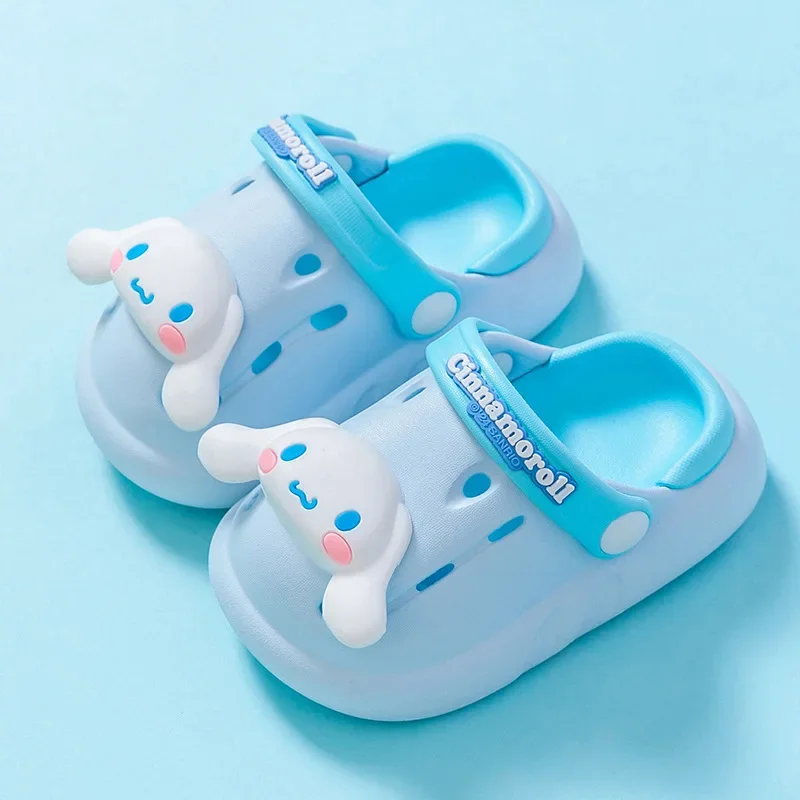 2024 Sanrio bambini scarpe da giardino ragazzi ragazze simpatico cartone animato stampa sandalo estate foro pantofola bambini scarpe da spiaggia