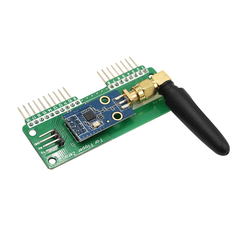 For Flipper Zero CC1101 Modification Module SubGhz Module 433MHz With SMA Antenna Wireless Transceiver Module