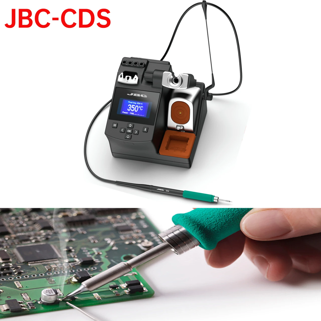 Soldering Station JBC Original CDS 220V Professional Welding Equipment C210 T210-A Soldering Iron Tip For PCB Repair Tools