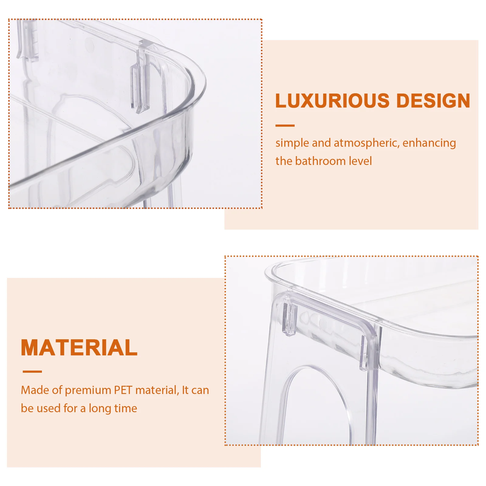 

2-Tier Bathroom Counter Organizer Toiletries Storage Rack Space-Saving Countertop Shelf For Bathroom Kitchen Cabinet
