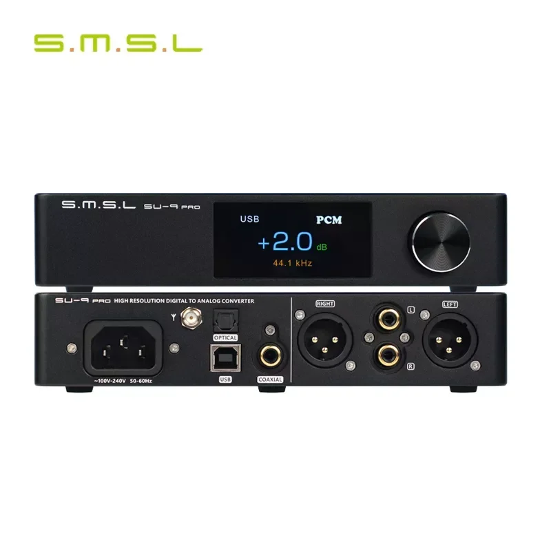 

SMSL SU-9 Pro Hi-res AUDIO Decoder MQA&MQA-CD Digital Optical Audio Converter Bluetooth5.0 SU9 PRO ES9039MPRO DAC Remote Control