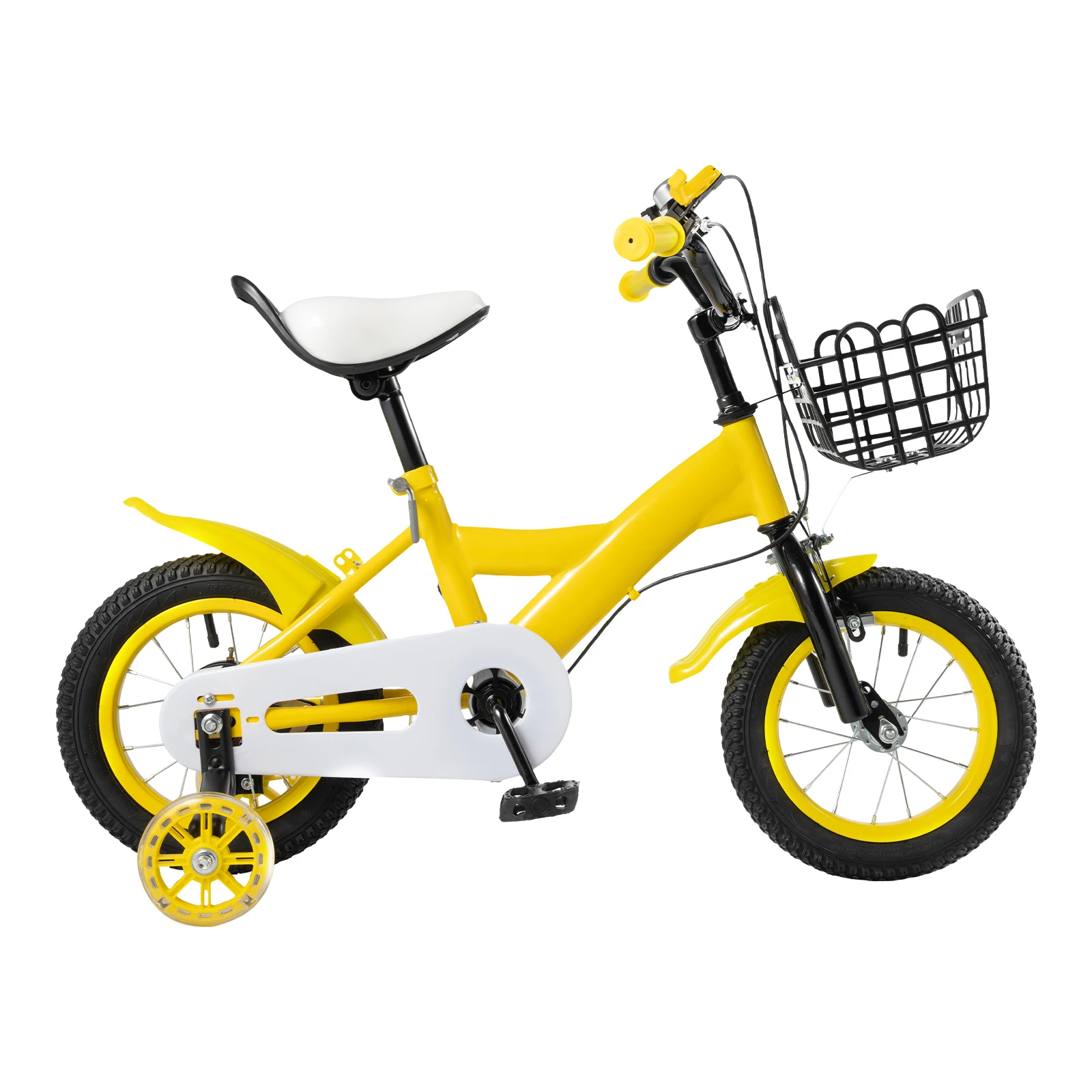 AliExpress CNCEST 12in Children's Bicycle with Flashing Lights Max Load 176 Pounds Bicycle for 2.62-3.11ft in height and within 110 pounds Kids