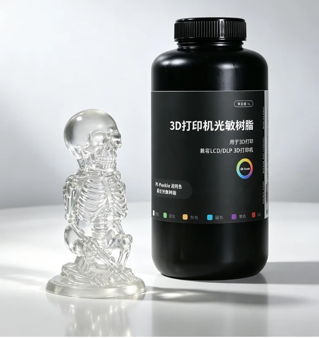 3D Printing Sla - 1KG Flexible Photopolymer Resin, High Precision